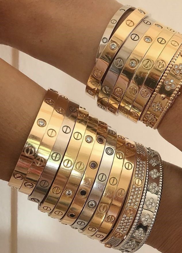 How To Stack with The Cartier Love Bracelet