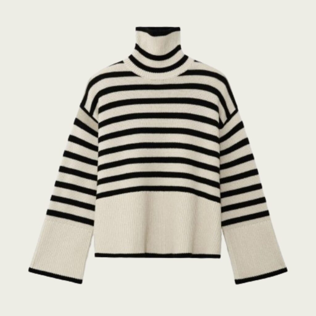 The Toteme Striped Turtleneck Trumps All Sweaters - Averly